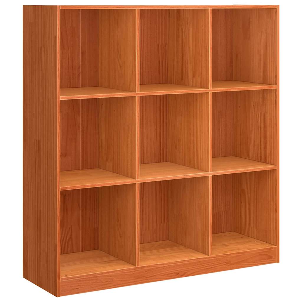 Book Cabinet / Room Divider Wax brown 104 x 33 x 110 cm
