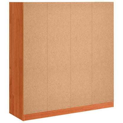 Book Cabinet / Room Divider Wax brown 104 x 33 x 110 cm
