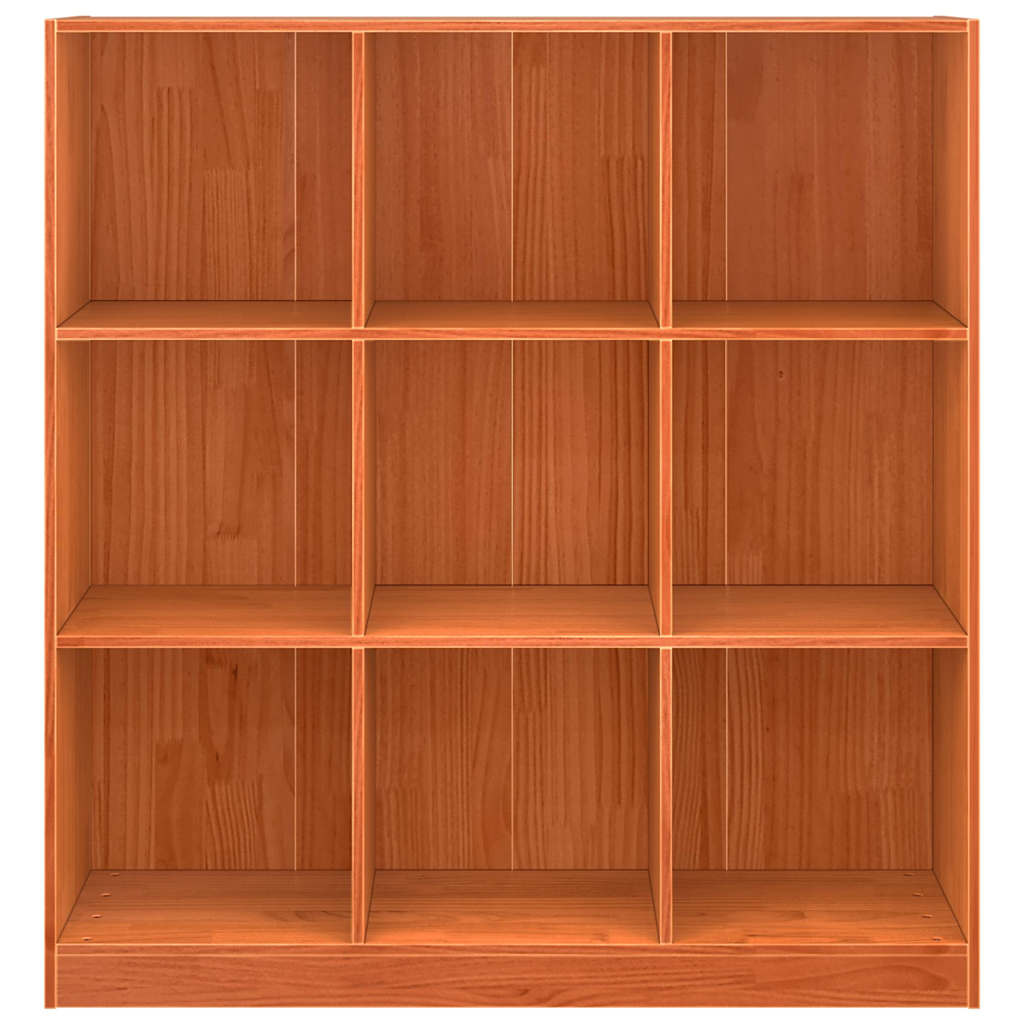 Book Cabinet / Room Divider Wax brown 104 x 33 x 110 cm