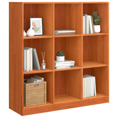 Book Cabinet / Room Divider Wax brown 104 x 33 x 110 cm