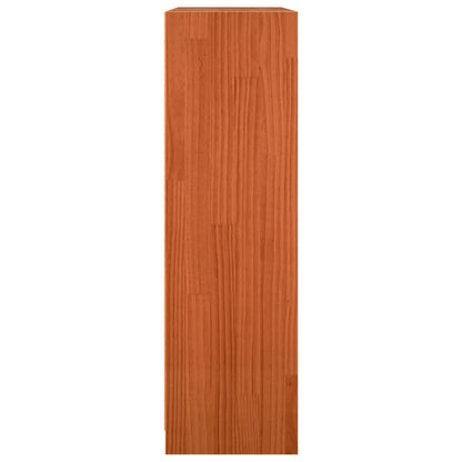 Book Cabinet / Room Divider Wax brown 104 x 33 x 110 cm
