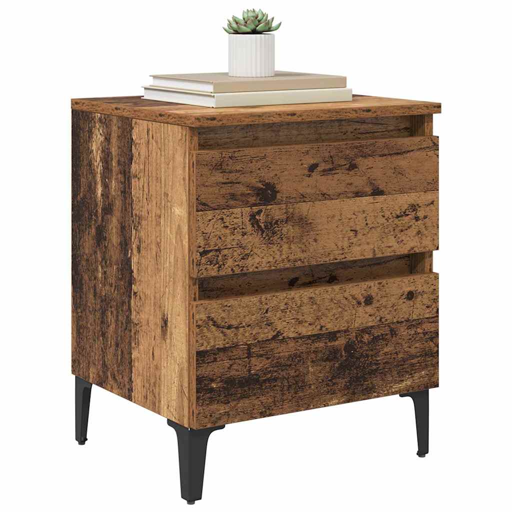Bedside Cabinet Old wood 40 x 35 x 50 cm Engineered wood
