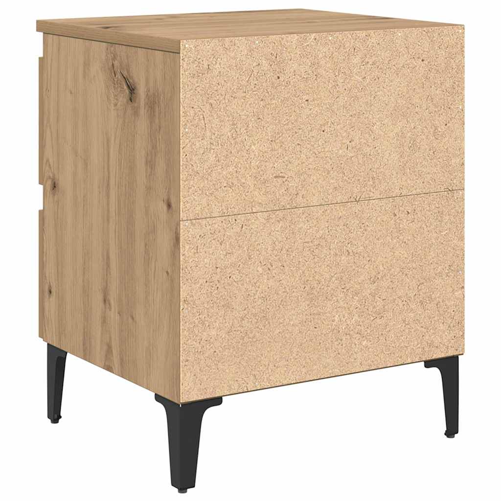Bedside Cabinet Artisan oak 40 x 35 x 50 cm Engineered wood