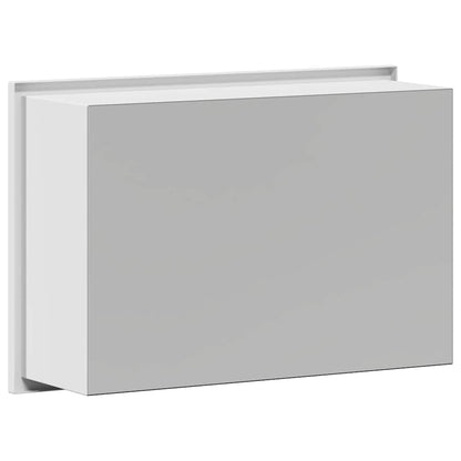 Shower Niche White 30 x 20 x 9.5 cm Stainless Steel