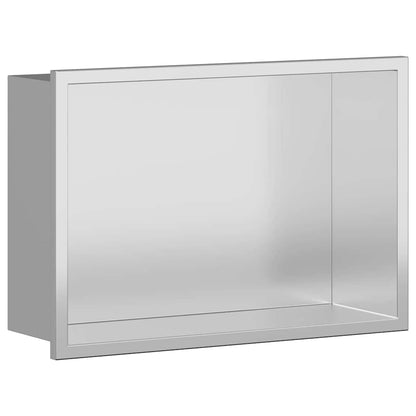 Shower Niche Silver 30 x 20 x 9.5 cm Stainless Steel