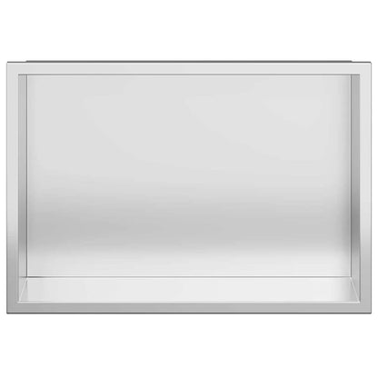 Shower Niche Silver 30 x 20 x 9.5 cm Stainless Steel