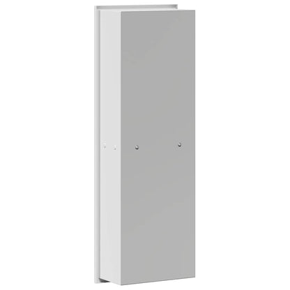 Shower Niche White 60 x 20 x 9.5 cm Stainless Steel