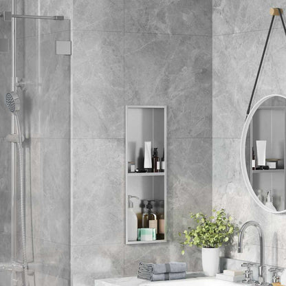 Shower Niche Silver 60 x 20 x 9.5 cm Stainless Steel