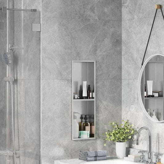 Shower Niche Silver 60 x 20 x 9.5 cm Stainless Steel