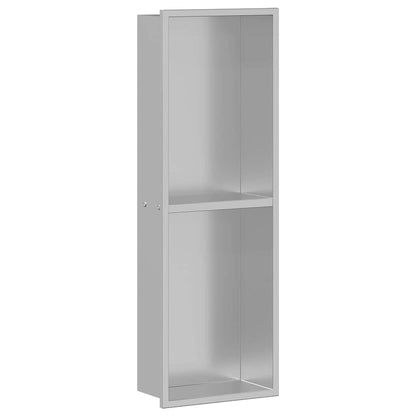 Shower Niche Silver 60 x 20 x 9.5 cm Stainless Steel