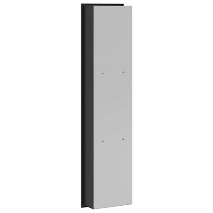 Shower Niche Black 90 x 20 x 9.5 cm Stainless Steel