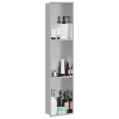 Shower Niche Silver 90 x 20 x 9.5 cm Stainless Steel
