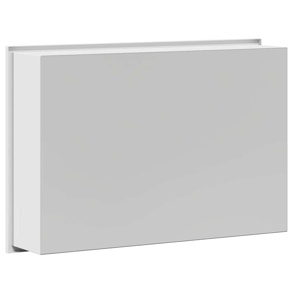 Shower Niche White 45 x 30 x 9.5 cm Stainless Steel