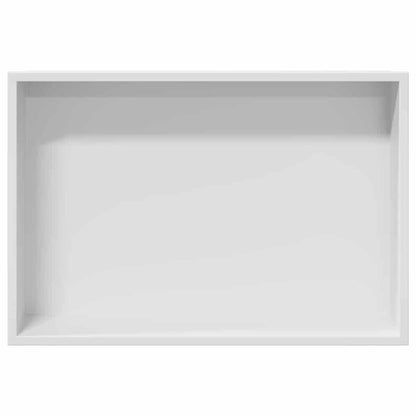 Shower Niche White 45 x 30 x 9.5 cm Stainless Steel