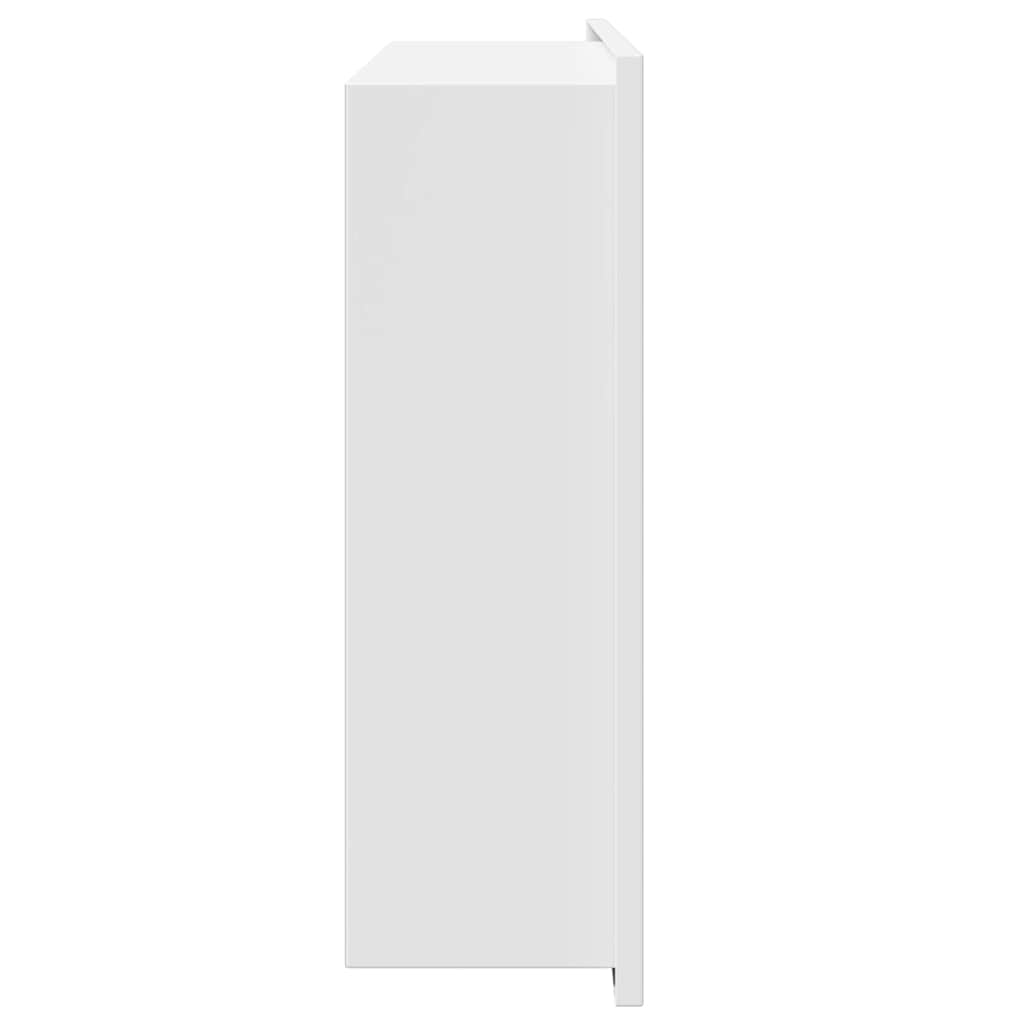 Shower Niche White 45 x 30 x 9.5 cm Stainless Steel