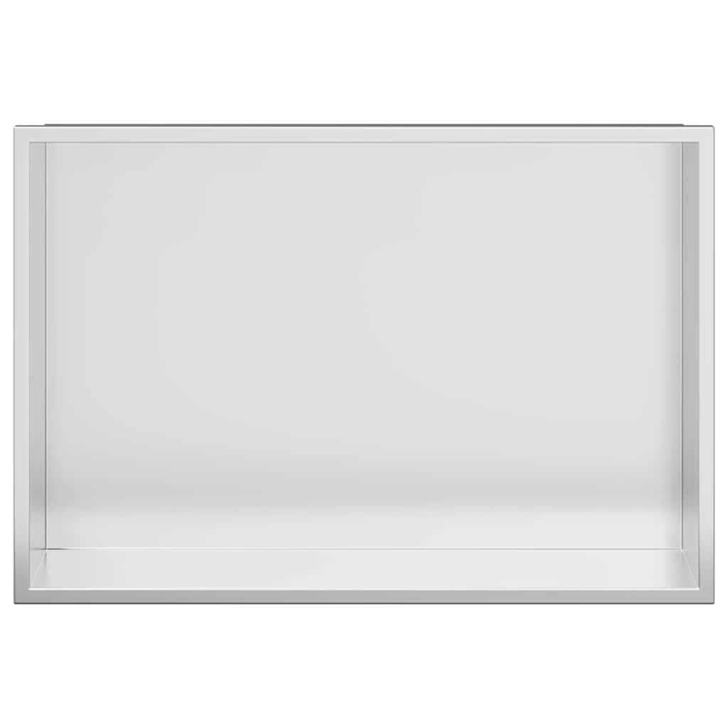 Shower Niche Silver 45 x 30 x 9.5 cm Stainless Steel