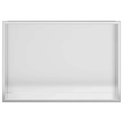 Shower Niche Silver 45 x 30 x 9.5 cm Stainless Steel