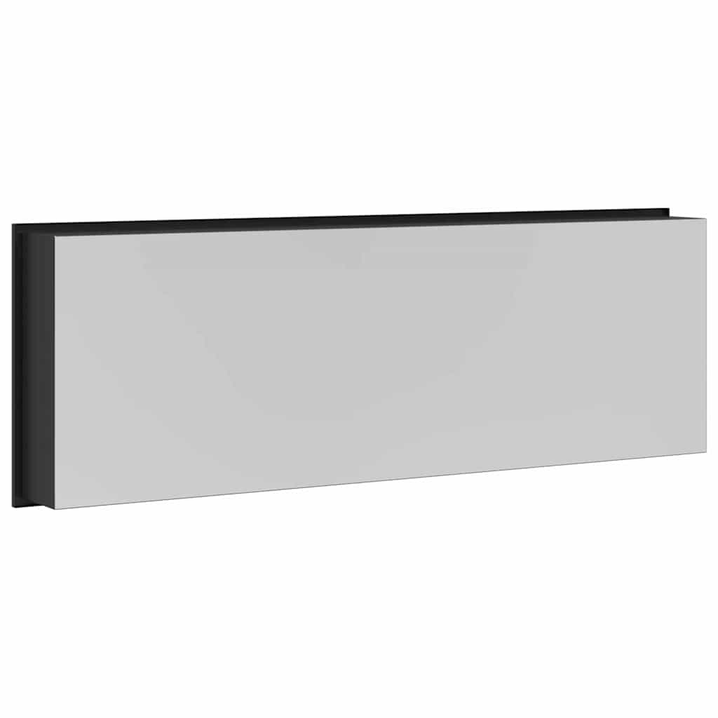 Shower Niche Black 90 x 30 x 9.5 cm Stainless Steel