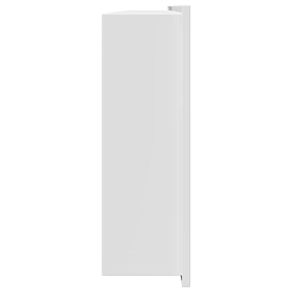 Shower Niche White 90 x 30 x 9.5 cm Stainless Steel
