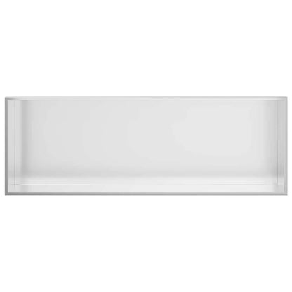 Shower Niche Silver 90 x 30 x 9.5 cm Stainless Steel