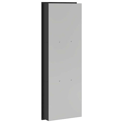 Shower Niche Black 90 x 30 x 9.5 cm Stainless Steel