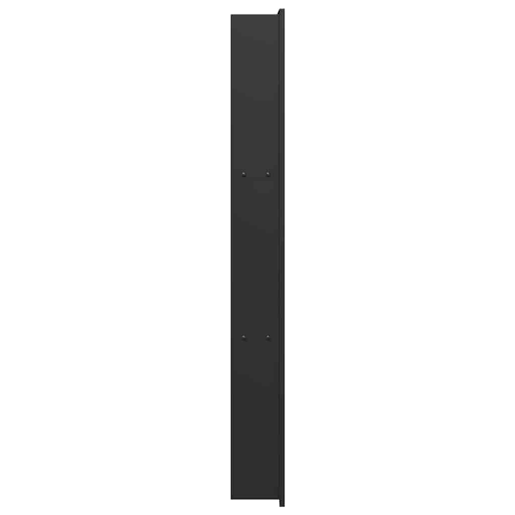 Shower Niche Black 90 x 30 x 9.5 cm Stainless Steel