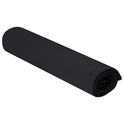 Sports Towels 2 pcs Black 100 x 50 cm Polyester and polyamide