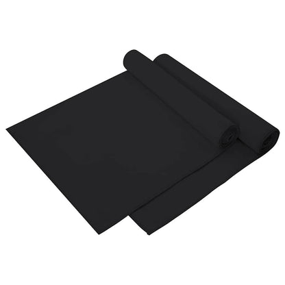Sports Towels 2 pcs Black 140 x 70 cm Polyester and polyamide