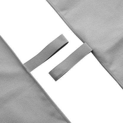 Sports Towels 2 pcs Dark Grey 90 x 180 cm