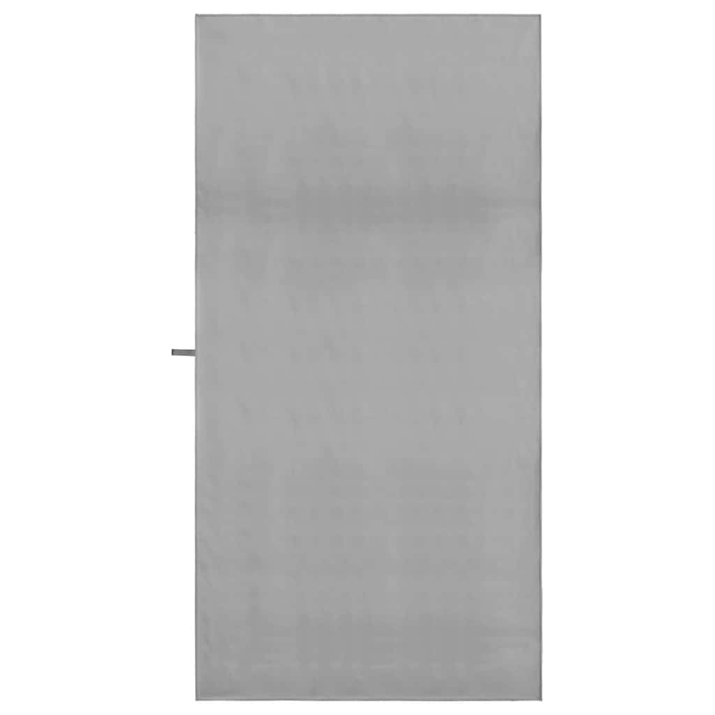 Sports Towels 2 pcs Dark grey 200 x 100 cm