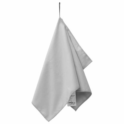 Sports Towels 2 pcs Grey 50 x 30 cm Polyester and polyamide