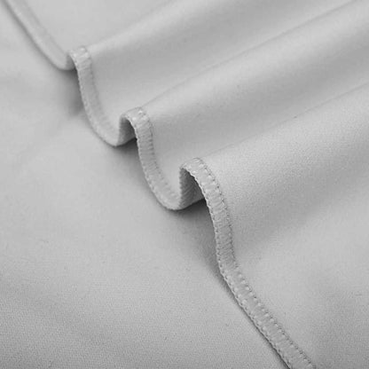 Sports Towels 2 pcs Grey 180 x 90 cm Polyester and polyamide
