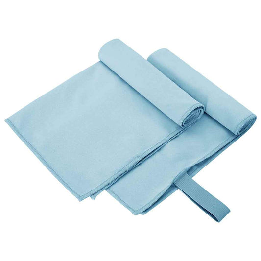 Sports Towels 2 pcs Blue 50 x 30 cm Polyester and polyamide
