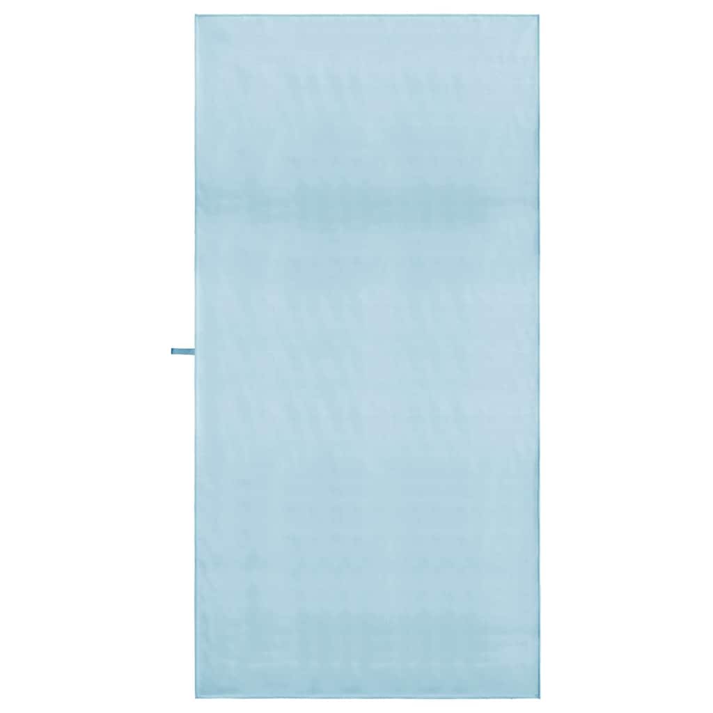Sports Towels 2 pcs Blue 200 x 100 cm Polyester and polyamide