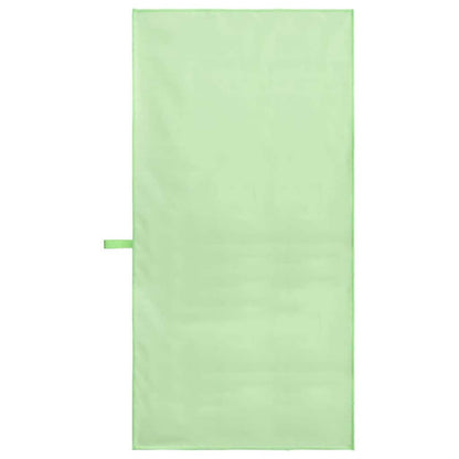 Sports Towels 2 pcs Green 100 x 50 cm Polyester and polyamide
