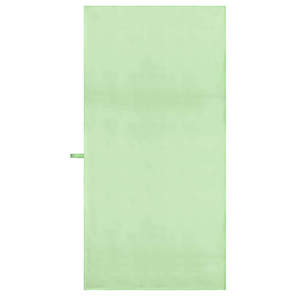 Sports Towels 2 pcs Green 140 x 70 cm Polyester and polyamide