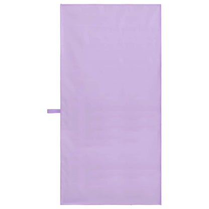 Sports Towels 2 pcs Purple 100 x 50 cm Polyester and polyamide