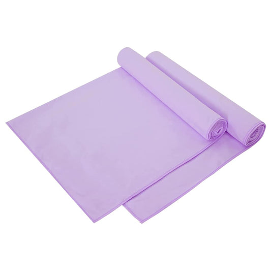 Sports Towels 2 pcs Purple 140 x 70 cm