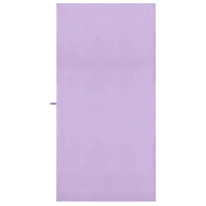 Sports Towels 2 pcs Purple 180 x 90 cm Polyester and polyamide