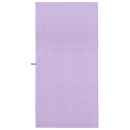 Sports Towels 2 pcs Purple 200 x 100 cm Polyester and polyamide