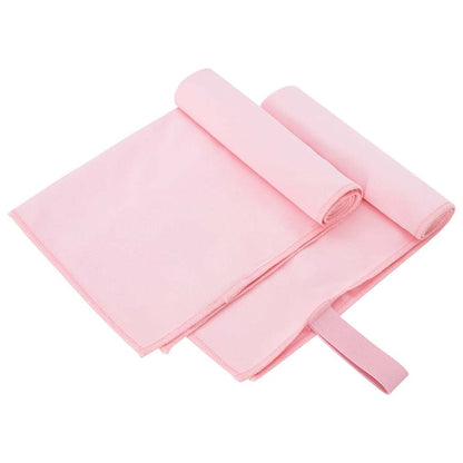 Sports Towels 2 pcs Pink 50 x 30 cm Polyester and polyamide