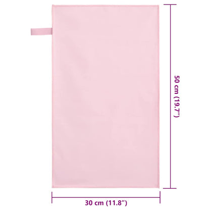 Sports Towels 2 pcs Pink 50 x 30 cm Polyester and polyamide