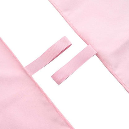 Sports Towels 2 pcs Pink 100 x 50 cm Polyester and polyamide
