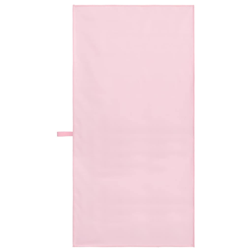 Sports Towels 2 pcs Pink 100 x 50 cm Polyester and polyamide