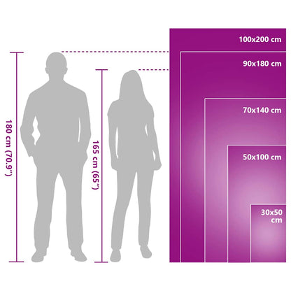 Sports Towels 2 pcs Pink 100 x 50 cm Polyester and polyamide