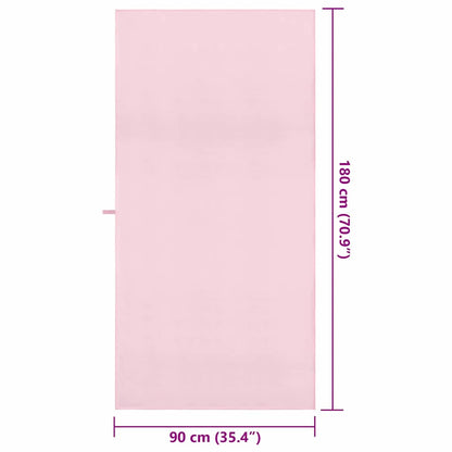 Sports Towels 2 pcs Pink 180 x 90 cm Polyester and polyamide