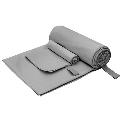 Sports Towel Set Other Dark grey Fabric