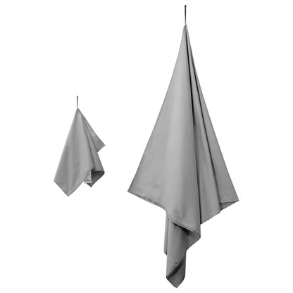 Sports Towel Set Other Dark grey Fabric