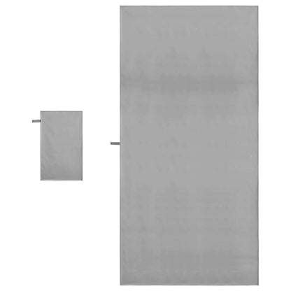 Sports Towel Set Other Dark grey Fabric