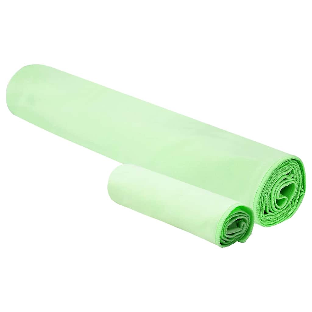 Sports Towel Set Other Green Fabric